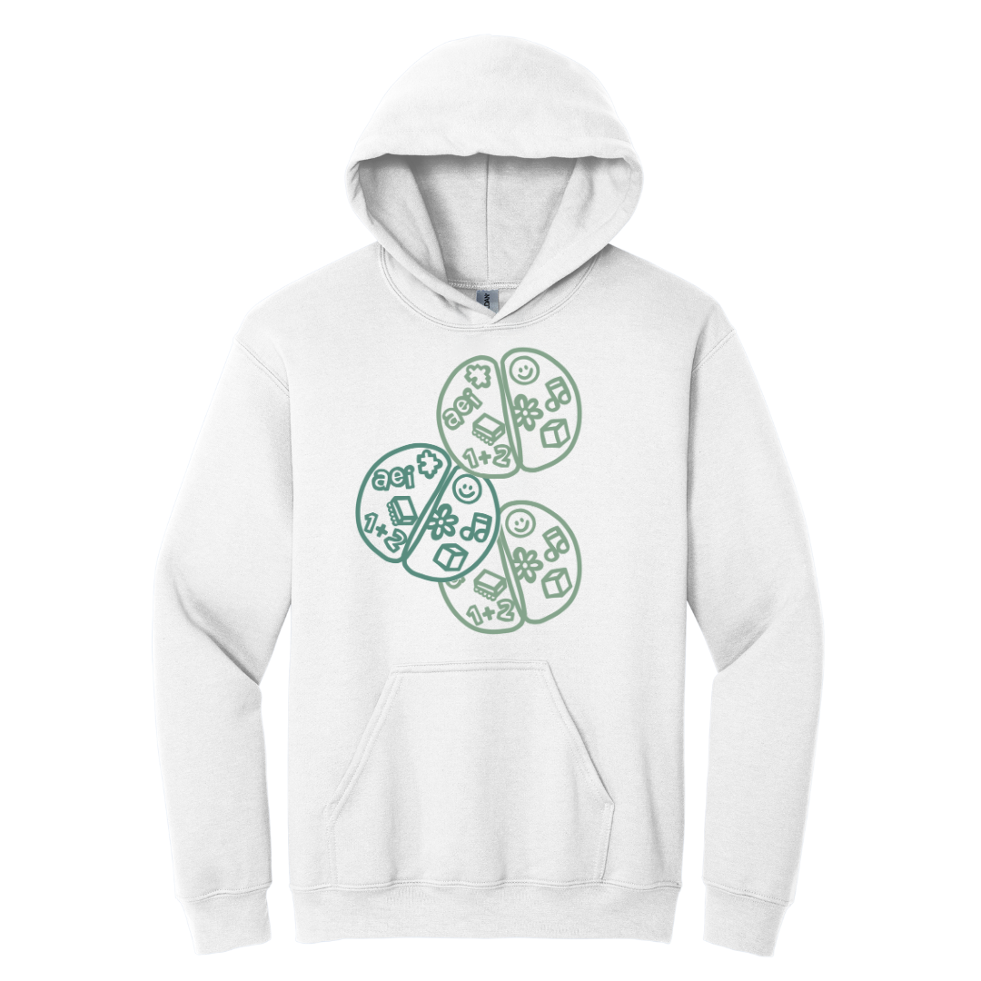 Hoodie Logos Minders verdes