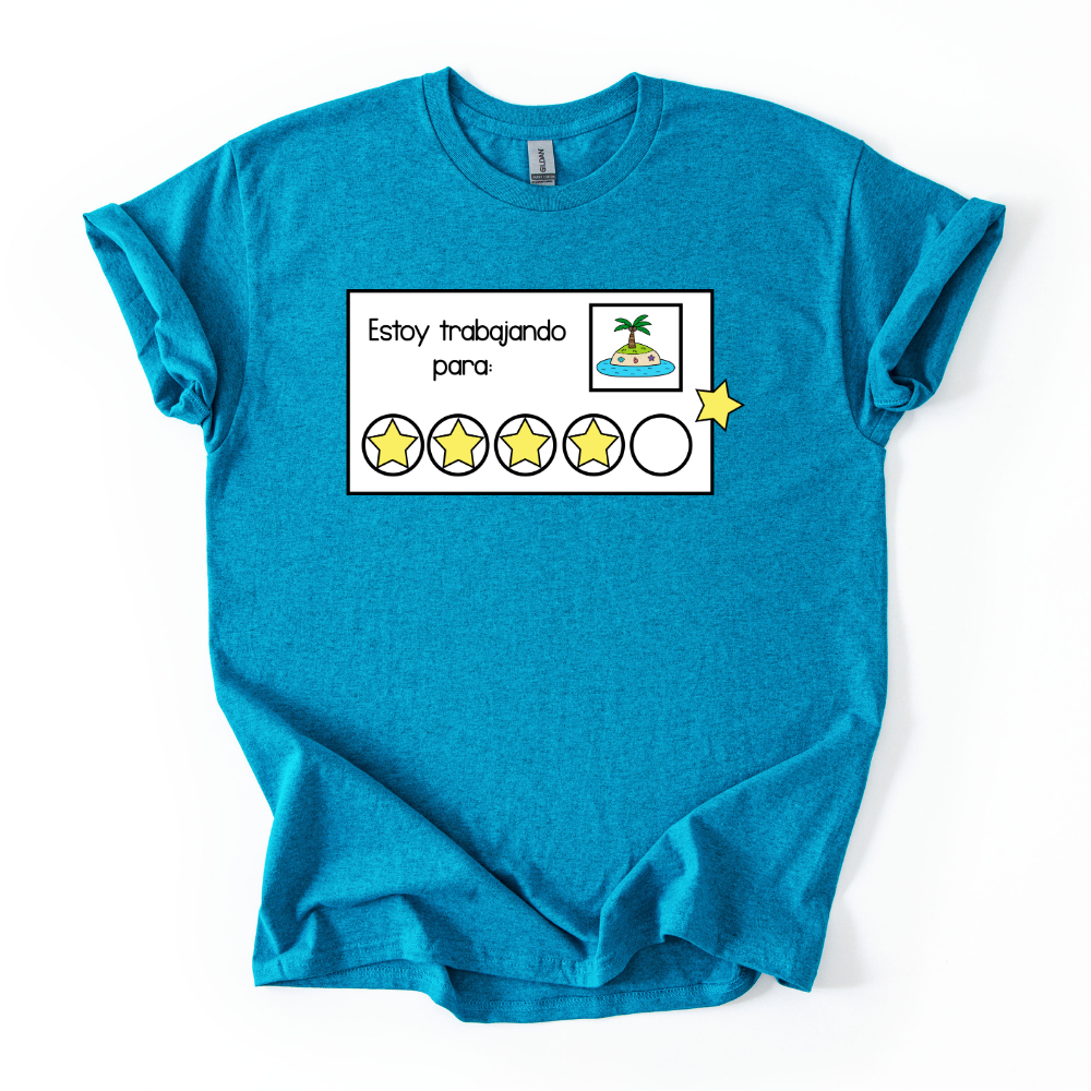 Camiseta Estoy trabajando para... playa