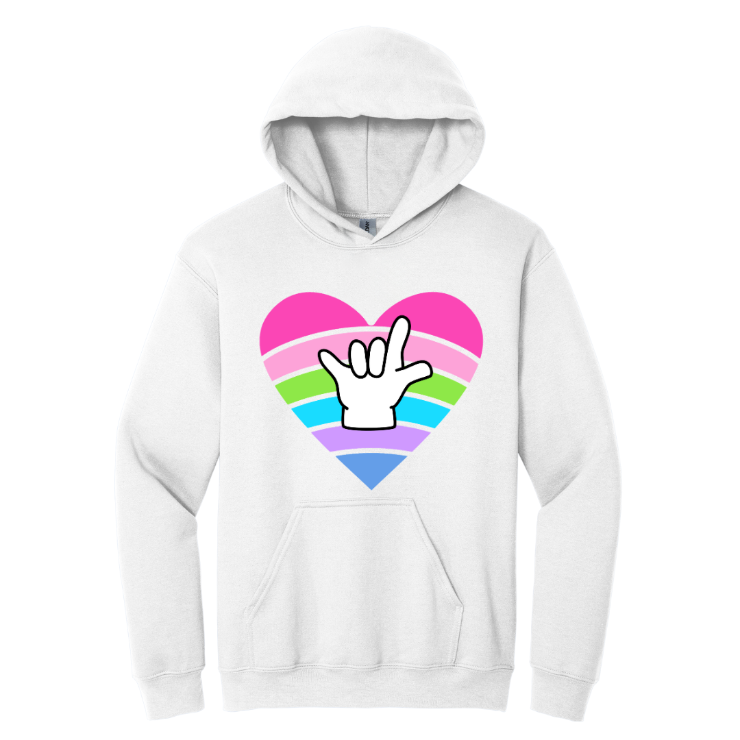 Hoodie Corazón colores LSM
