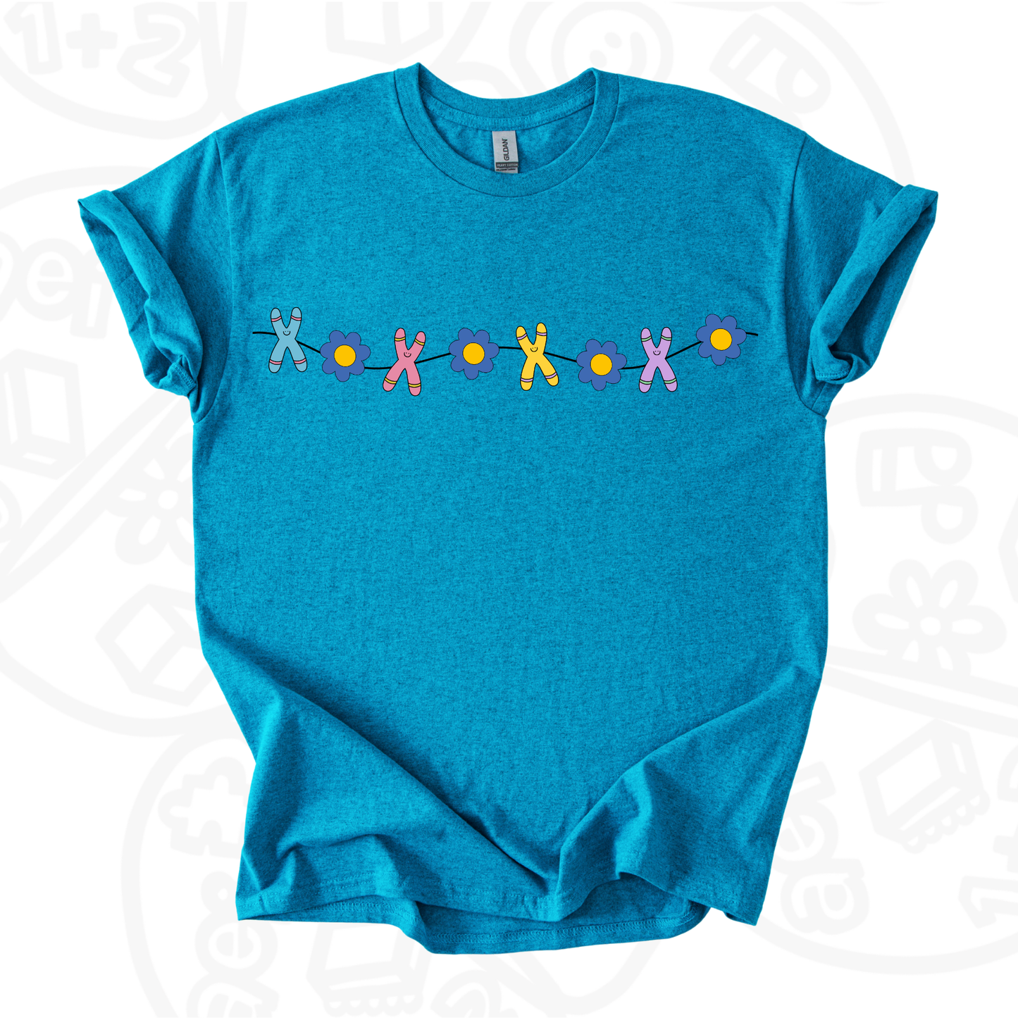 Camiseta Girnalda de cromosomas