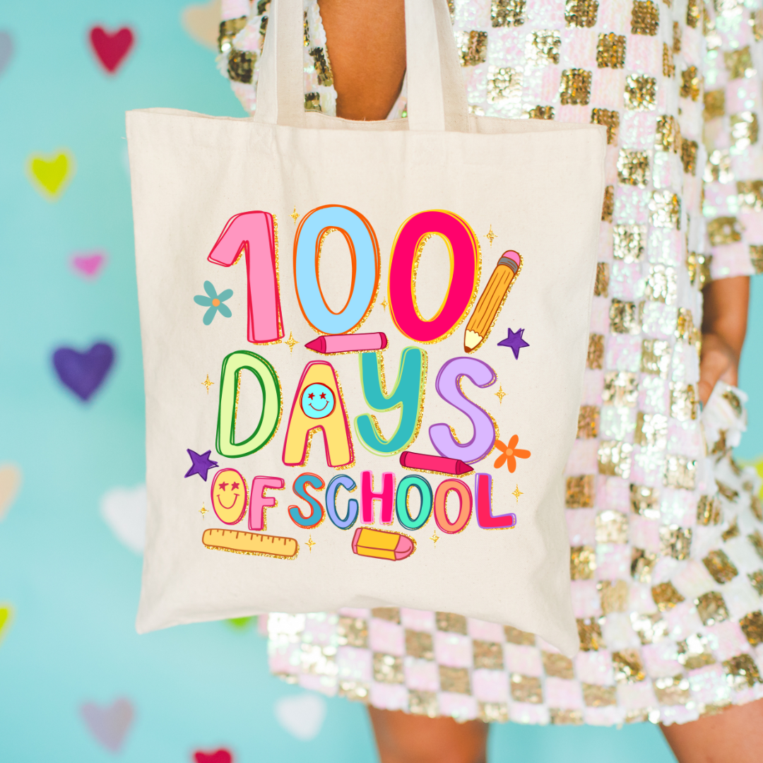 Tote bag - 100 days of school