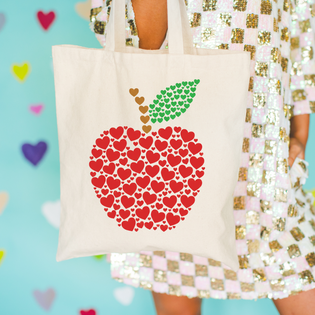 Tote bag - Manzana de corazones