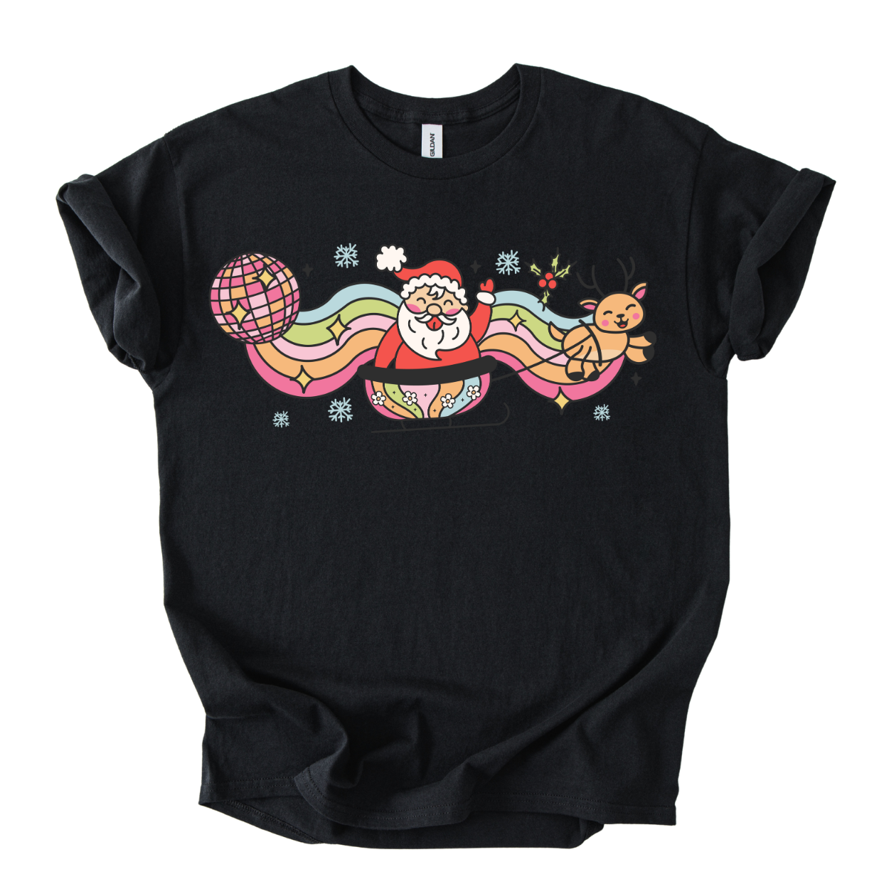 Camiseta Santa Disco