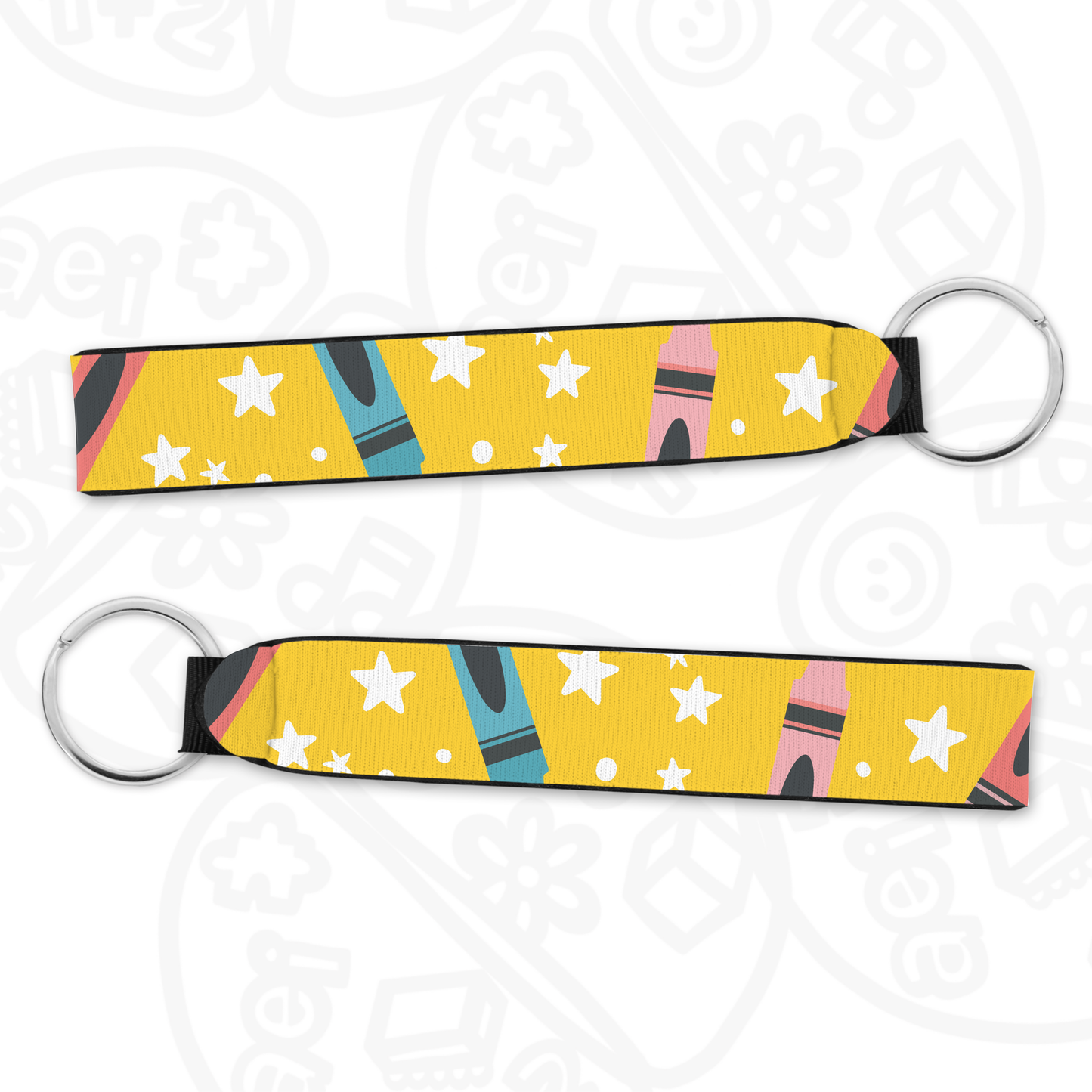 Llavero Crayones Amarillo