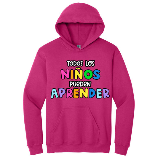 Hoodie Todos los niños pueden aprender