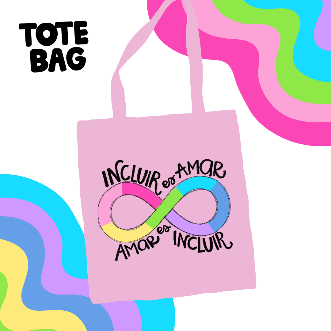 Bolsa Tote Incluir es amar...