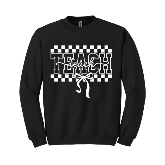 Sudadera Teach Moño blanco