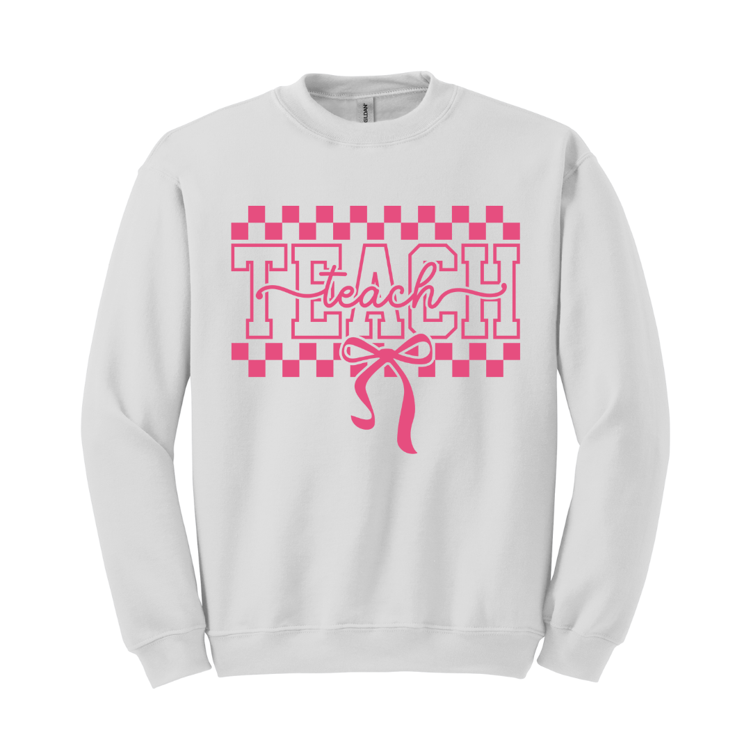 Sudadera Teach Moño blanco