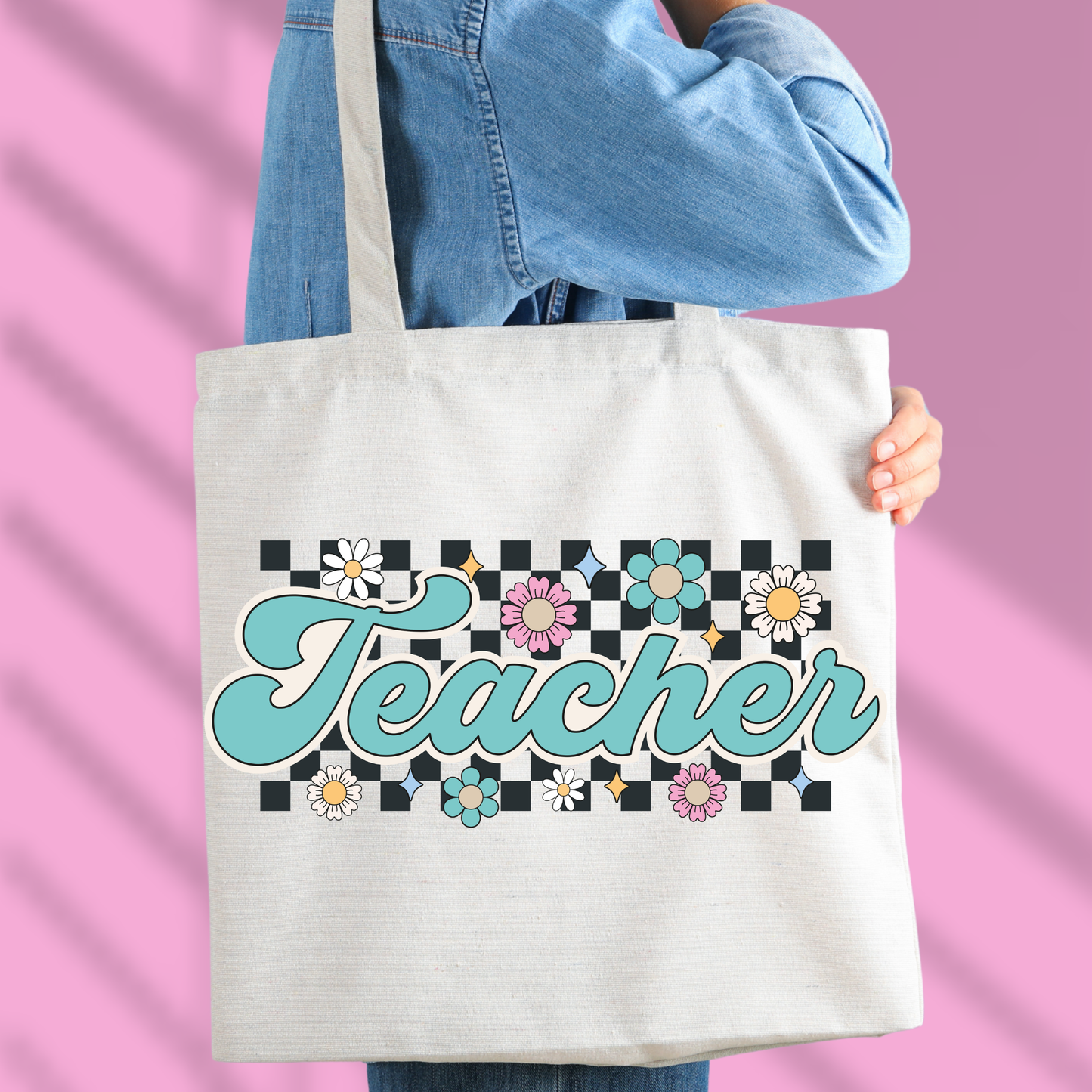 Tote bag - Retro Checkered