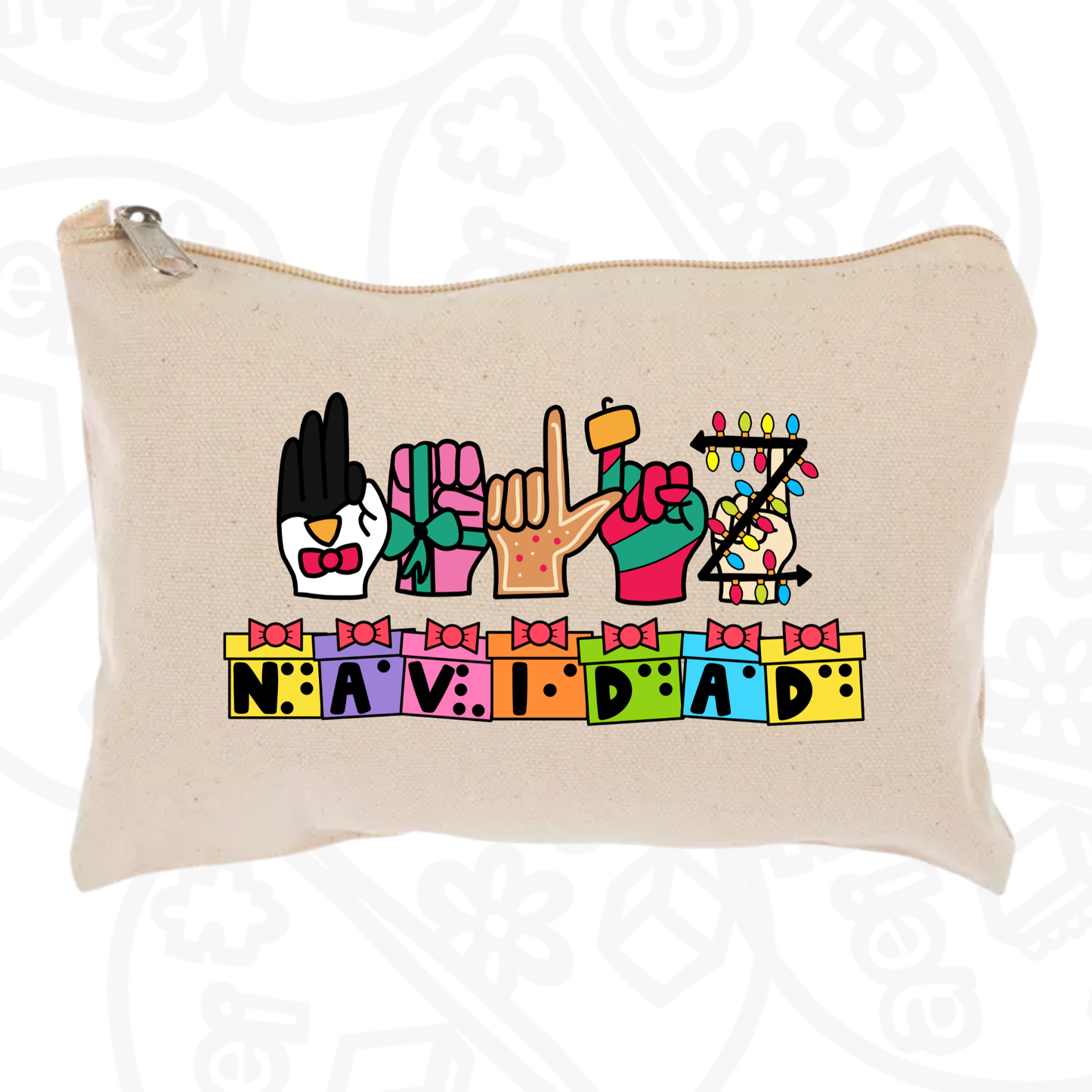 Lapicera Natural Feliz Navidad Inclusiva