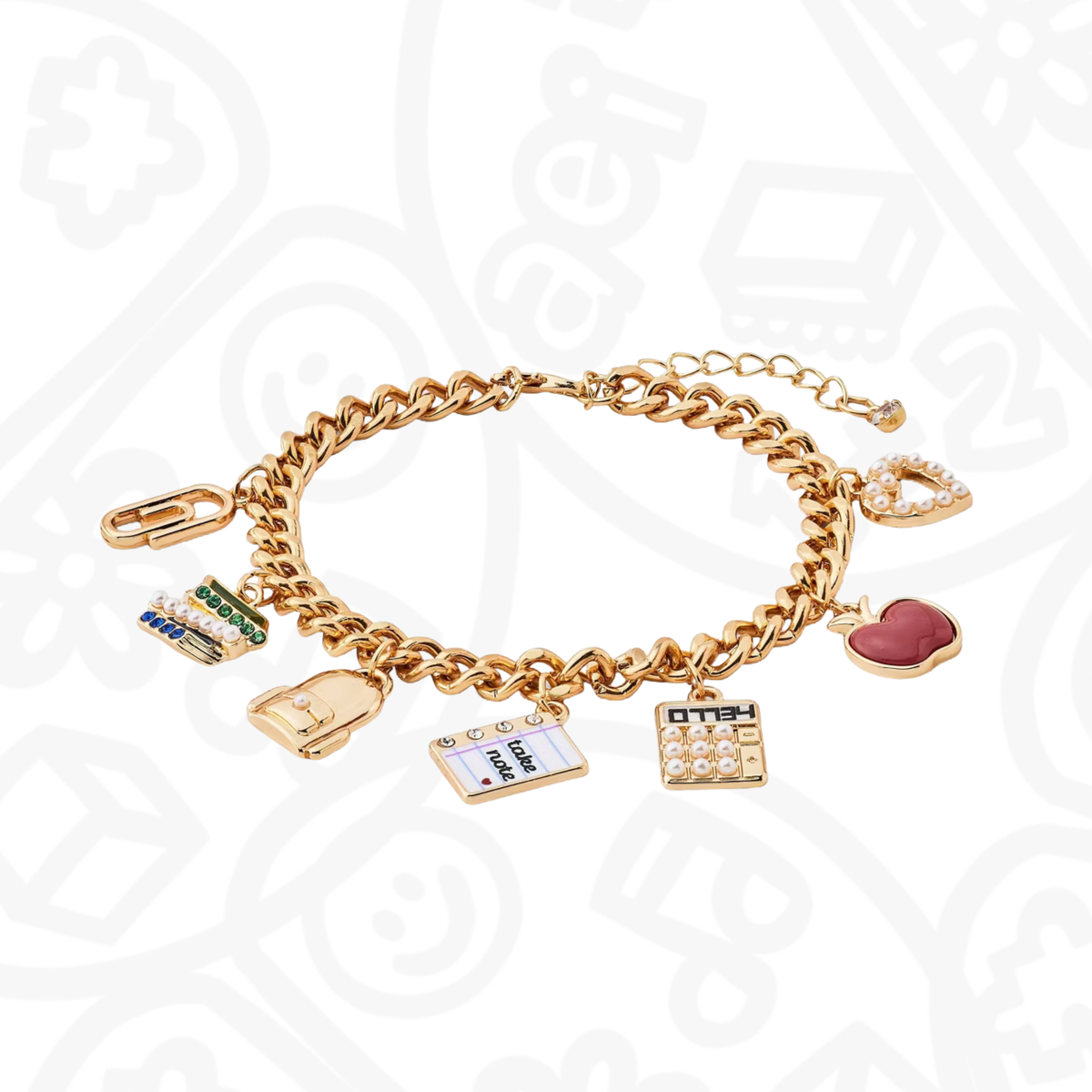 Pulsera de artículos escolares