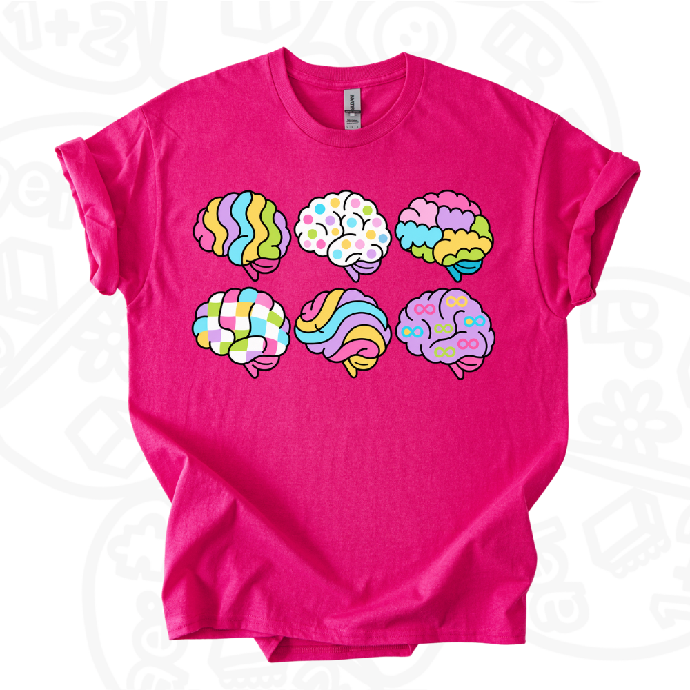 Camiseta Cerebritos colores