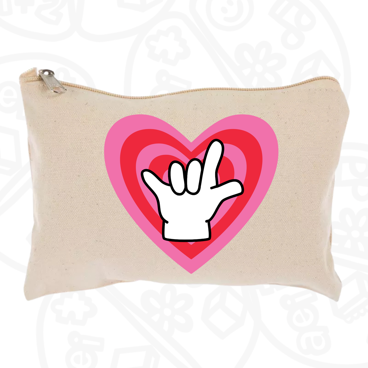 Lapicera Natural Corazón Rojo LSM