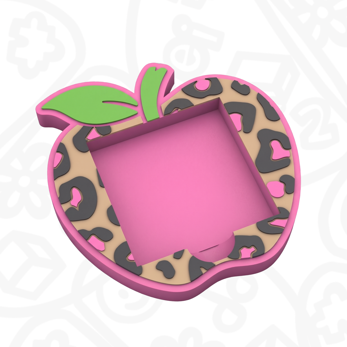 Porta Notas Adhesivas - Manzana Animal Print