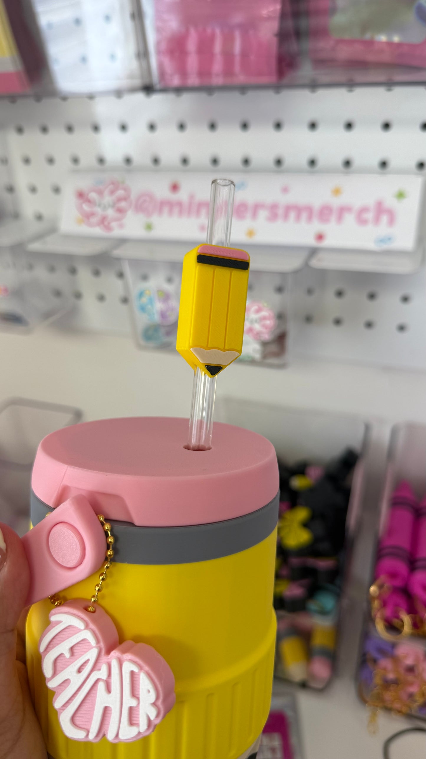Straw Topper - Decoración para popote Lápiz