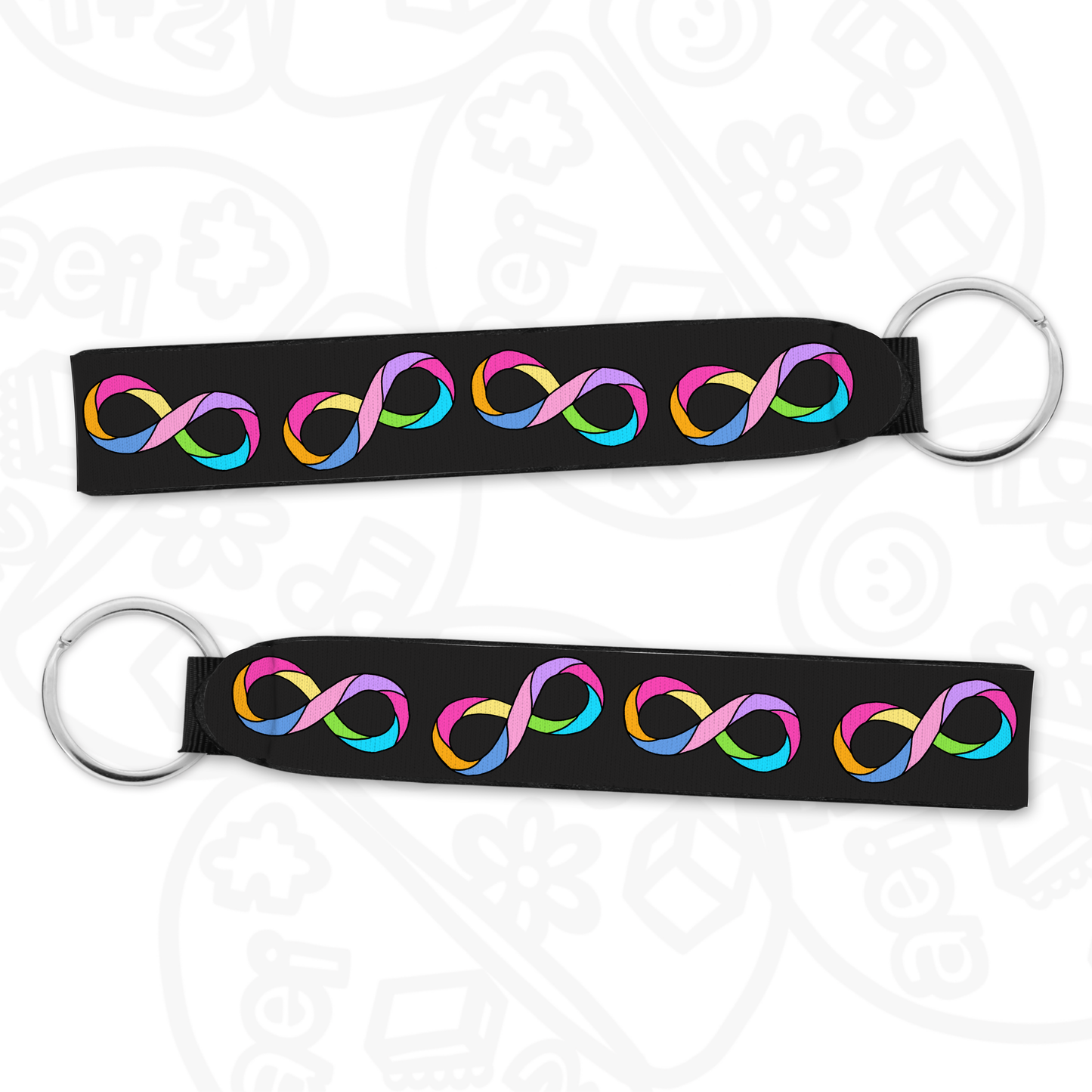 Llavero Infinitos negro