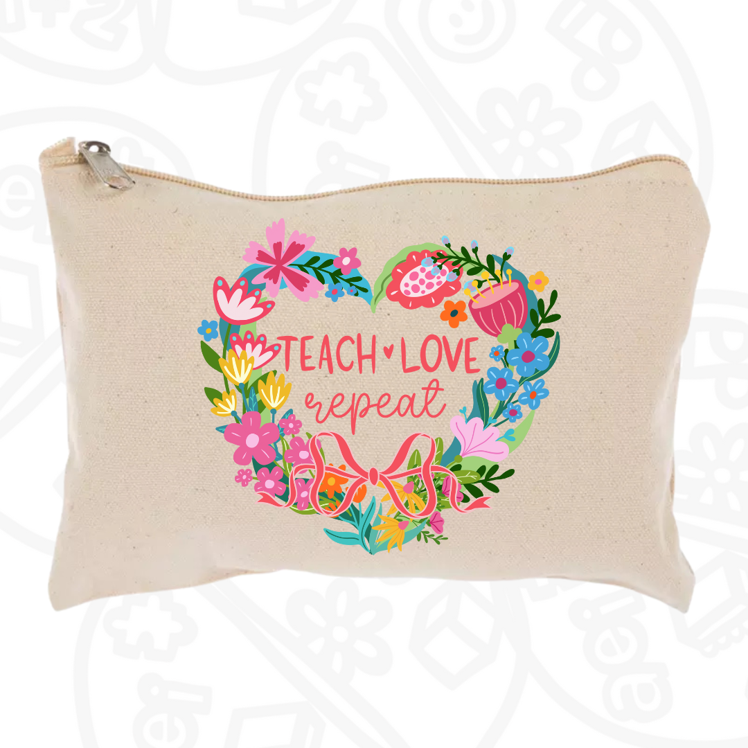 Lapicera Natural Teach Love Repeat Flowers