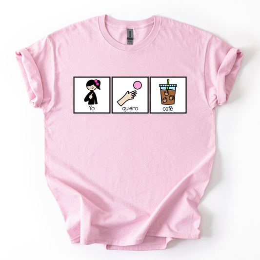 Camiseta Yo quiero café