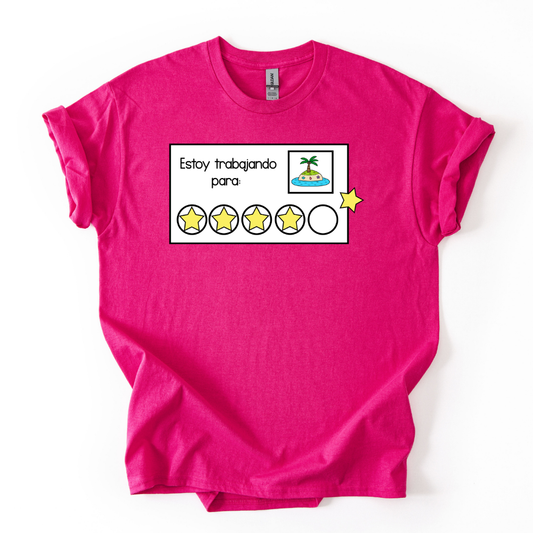 Camiseta Estoy trabajando para... playa