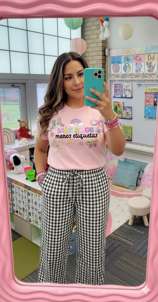 Camiseta Más amor, menos etiquetas