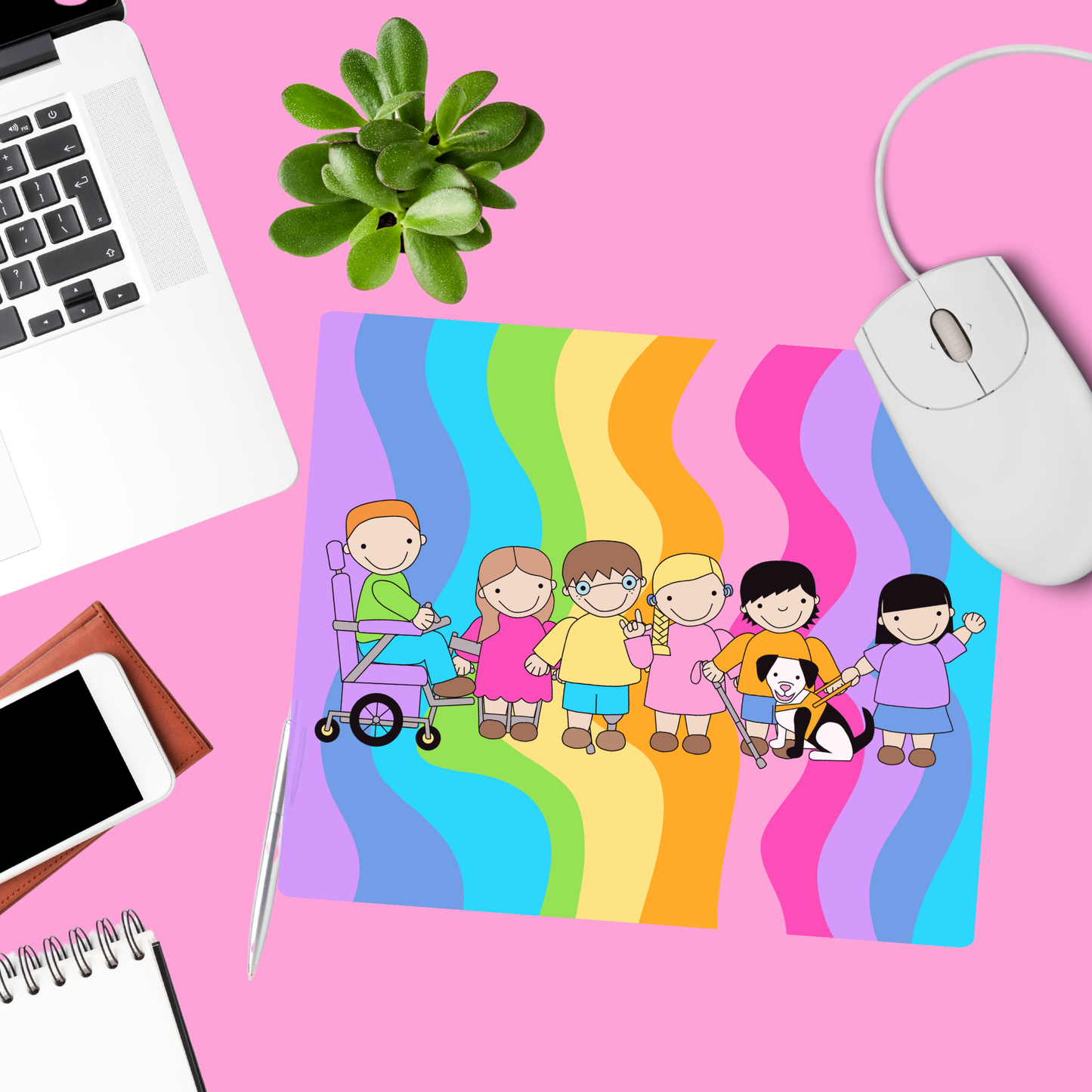 Mousepad - Niños colorido