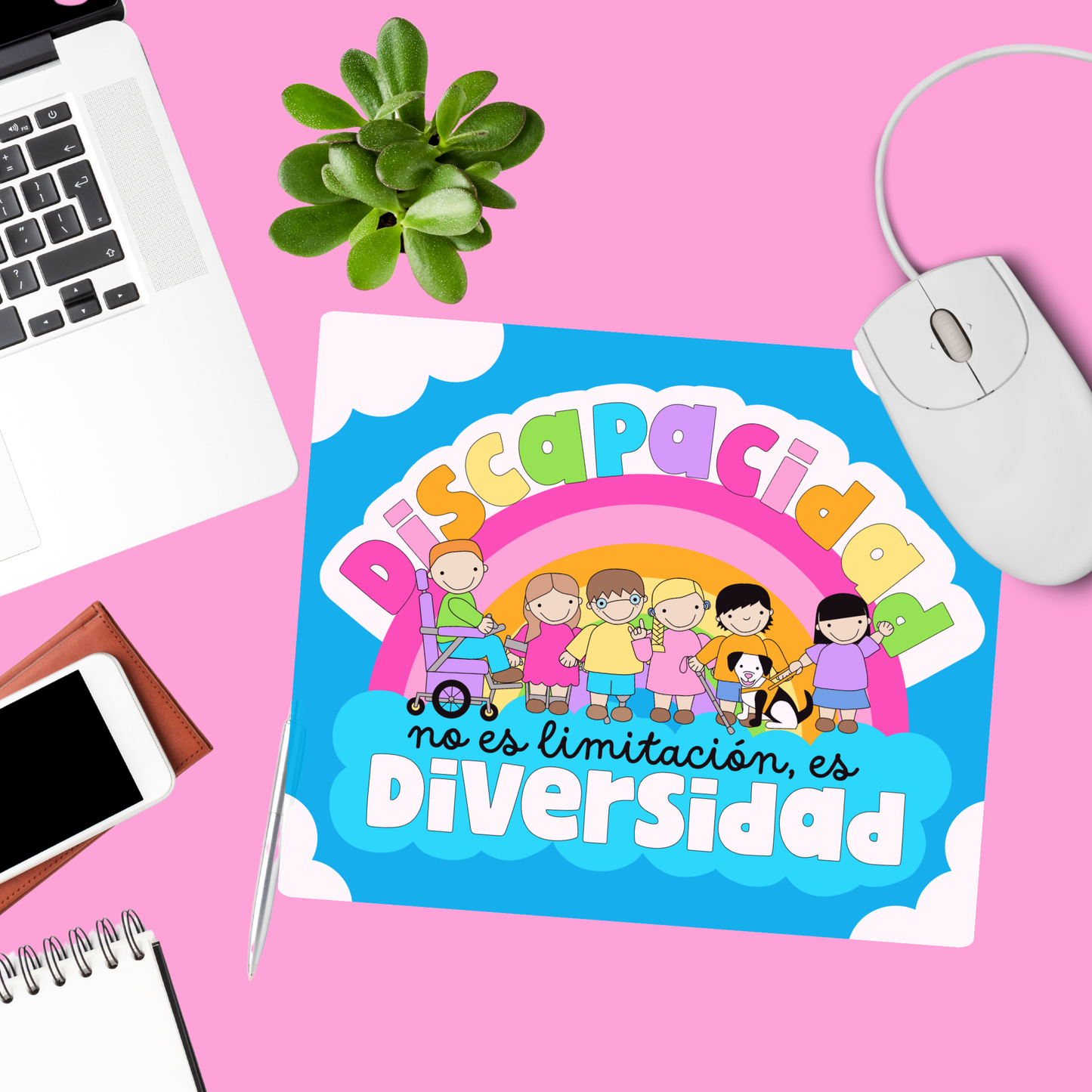 Mousepad - Discapacidad - diversidad