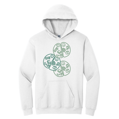 Hoodie Logos Minders verdes