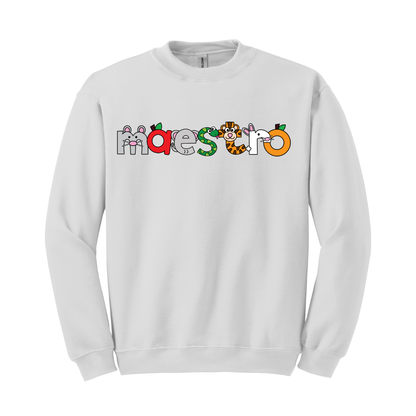 Sudadera Maestro con dibujos