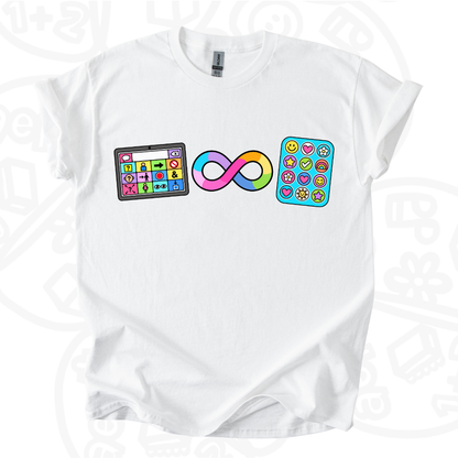 Camiseta AAC Infinito Stickers