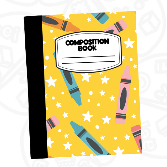 Cuaderno Composition Crayones Amarillo