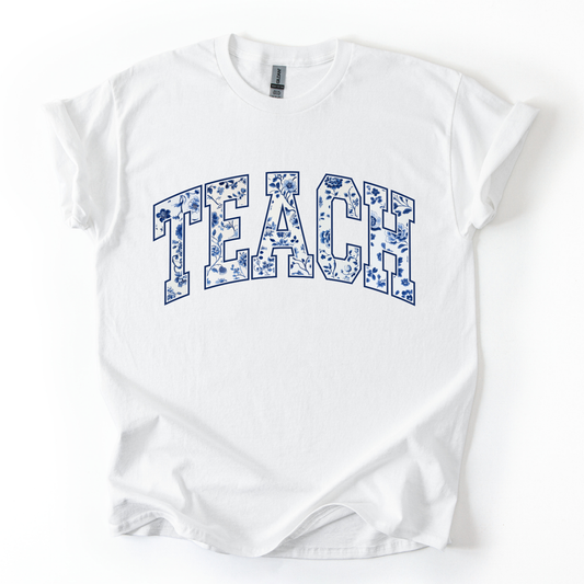 Camiseta Teach Flores