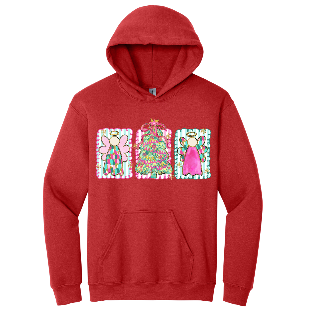 Hoodie Rectangulos Navidad