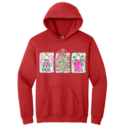 Hoodie Rectangulos Navidad