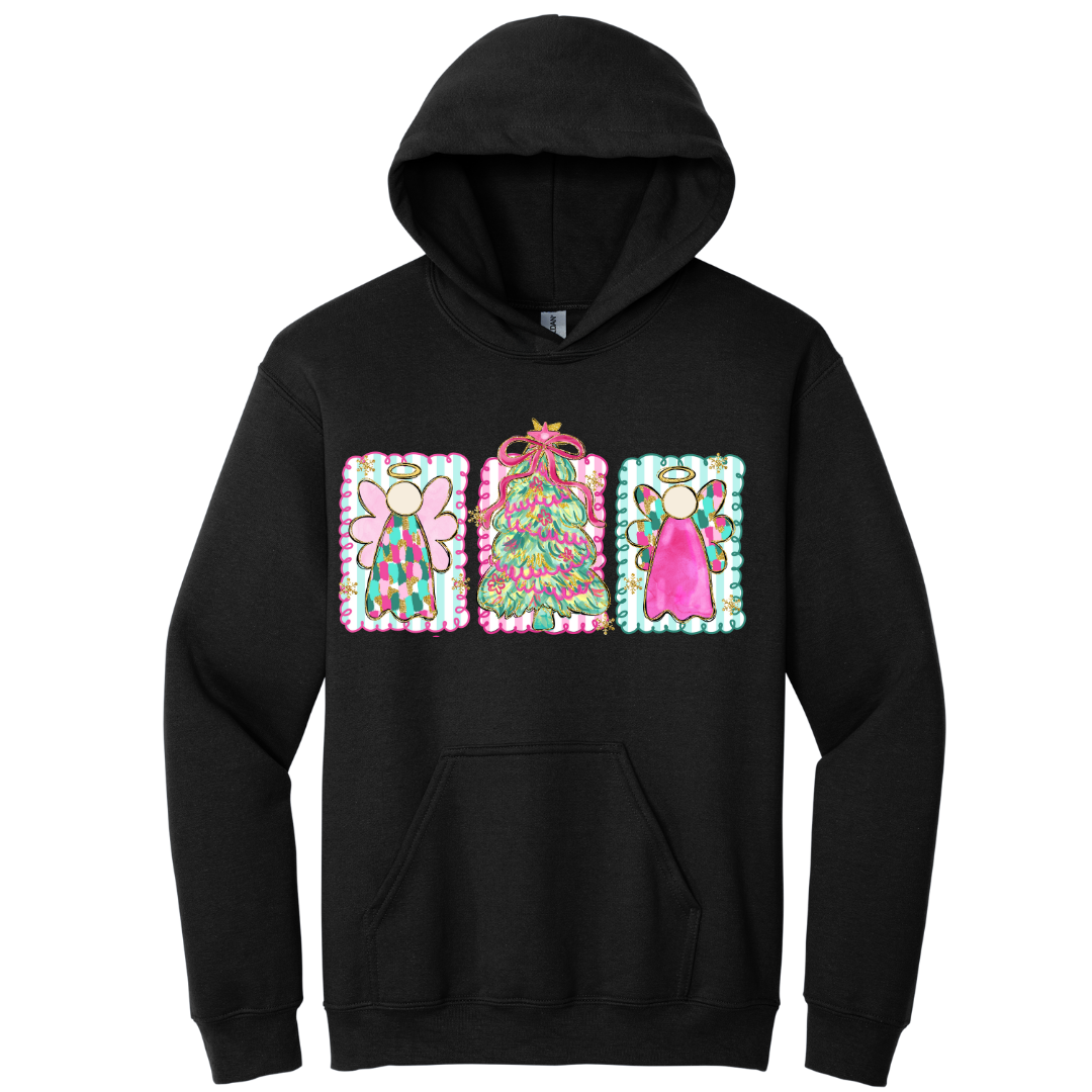 Hoodie Rectangulos Navidad