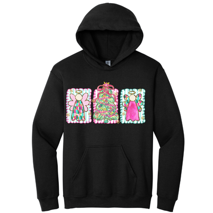 Hoodie Rectangulos Navidad