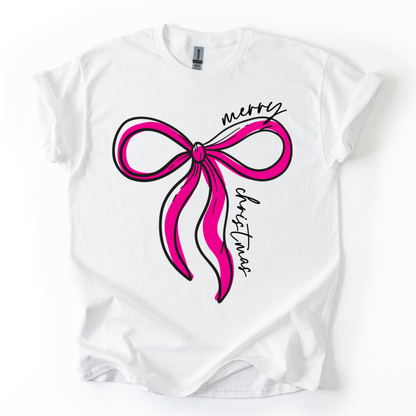 Camiseta Moño Merry Christmas