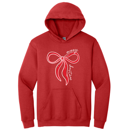 Hoodie Merry Christmas moño
