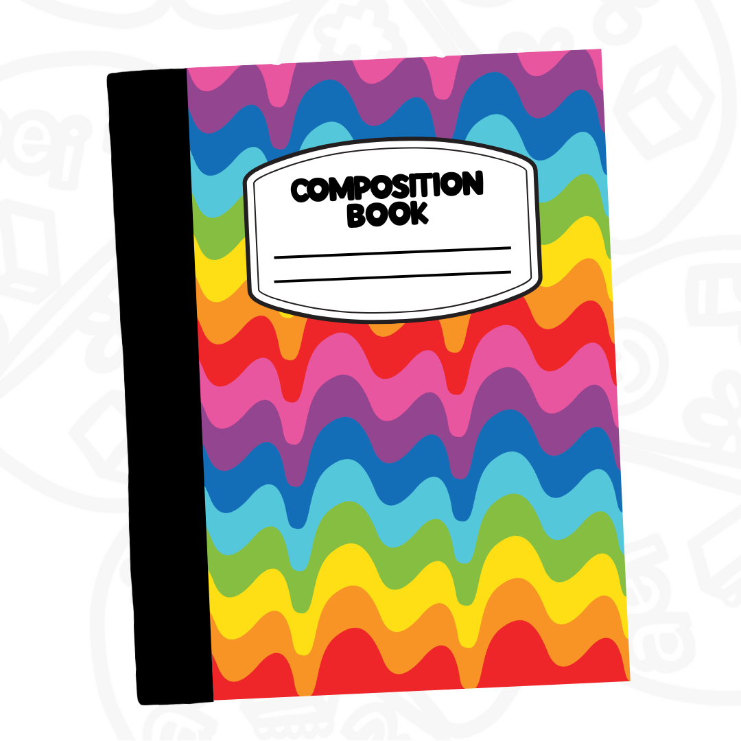 Cuaderno Composition Colores derretidos