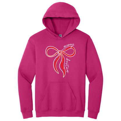 Hoodie Merry Christmas moño