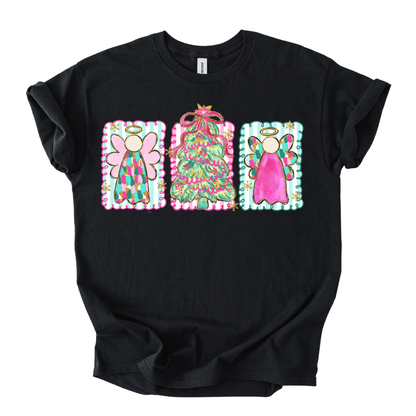 Camiseta Rectangulos Navidad