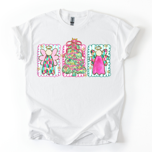 Camiseta Rectangulos Navidad