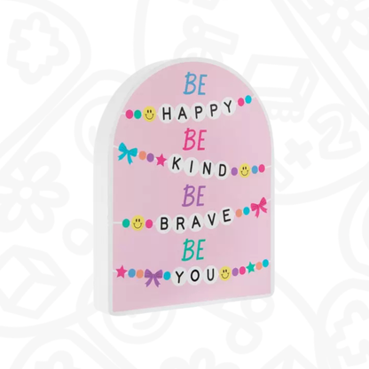 Decoración de Madera  "Be Happy"