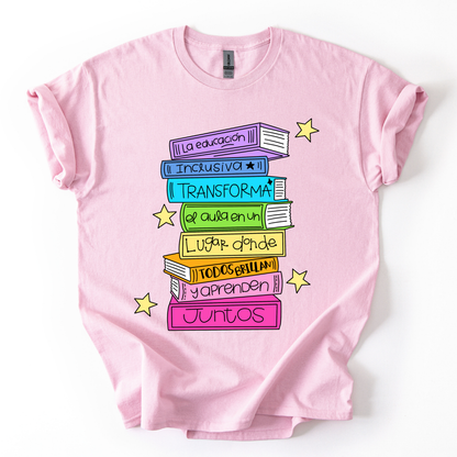 Camiseta Libros Educación Inclusiva