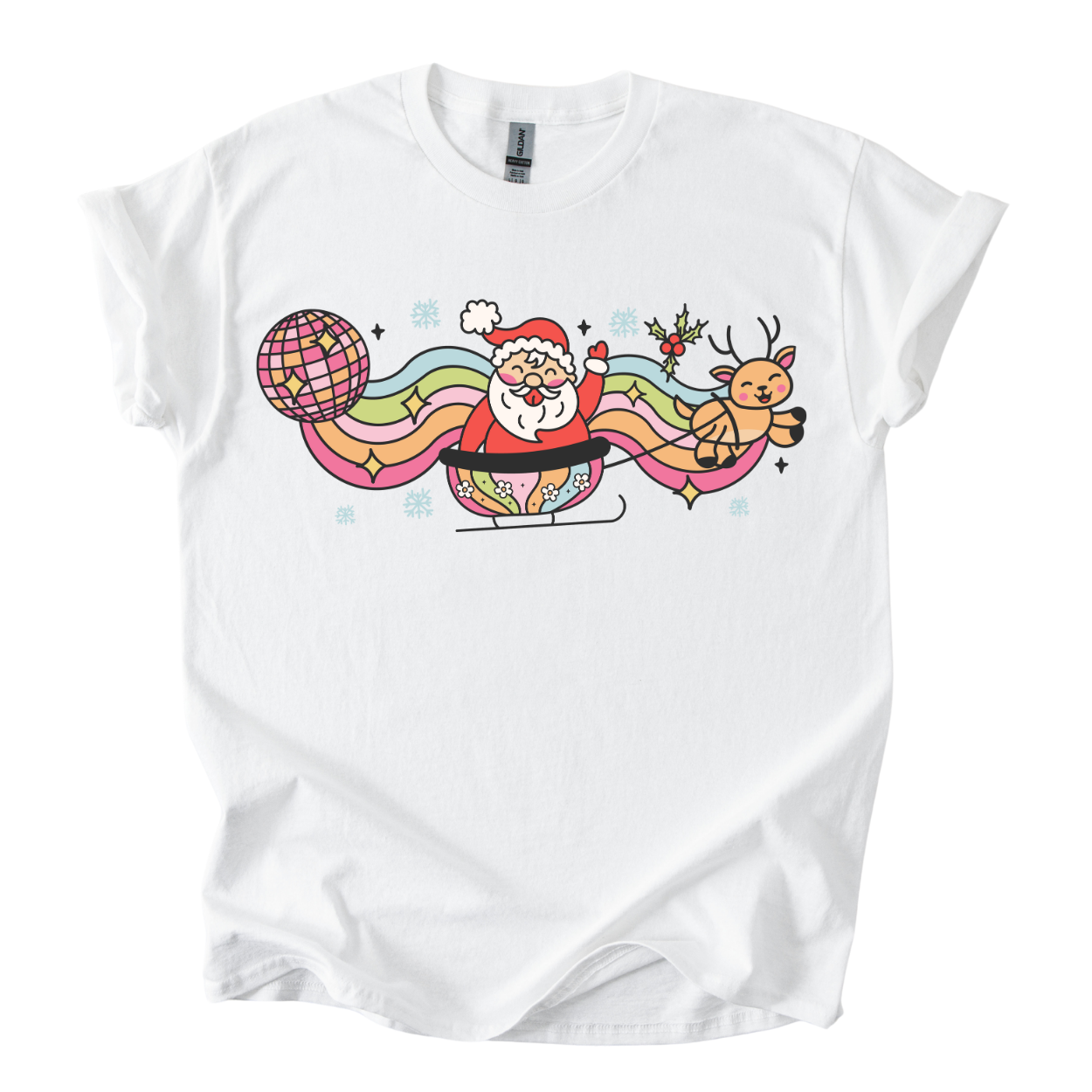 Camiseta Santa Disco
