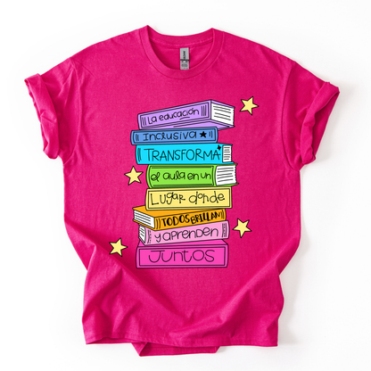 Camiseta Libros Educación Inclusiva