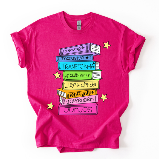 Camiseta Libros Educación Inclusiva