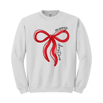 Sudadera Merry Christmas Moño Rojo