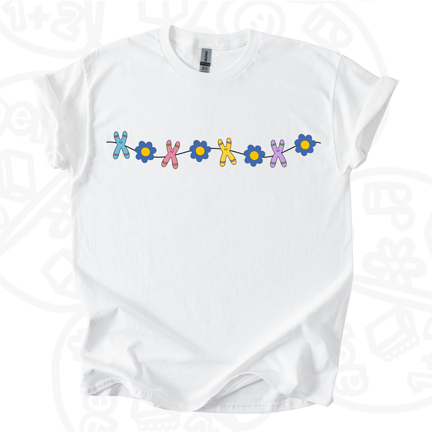 Camiseta Girnalda de cromosomas