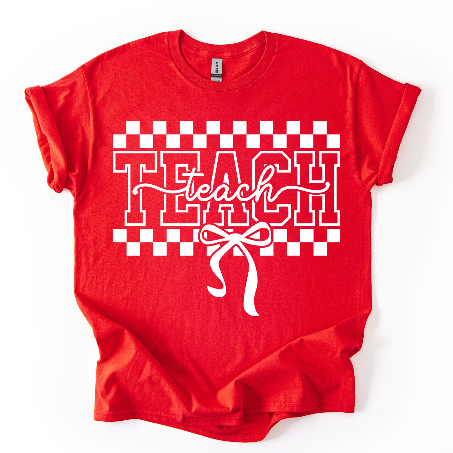 Camiseta Teach Moño Blanco