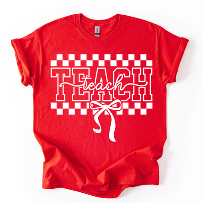 Camiseta Teach Moño Blanco